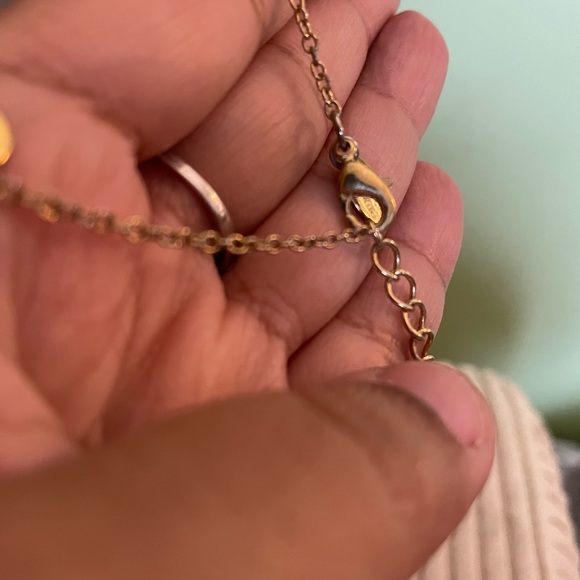 Elegant Lia Sophia Gold Disc Necklace - Picture 6 of 6